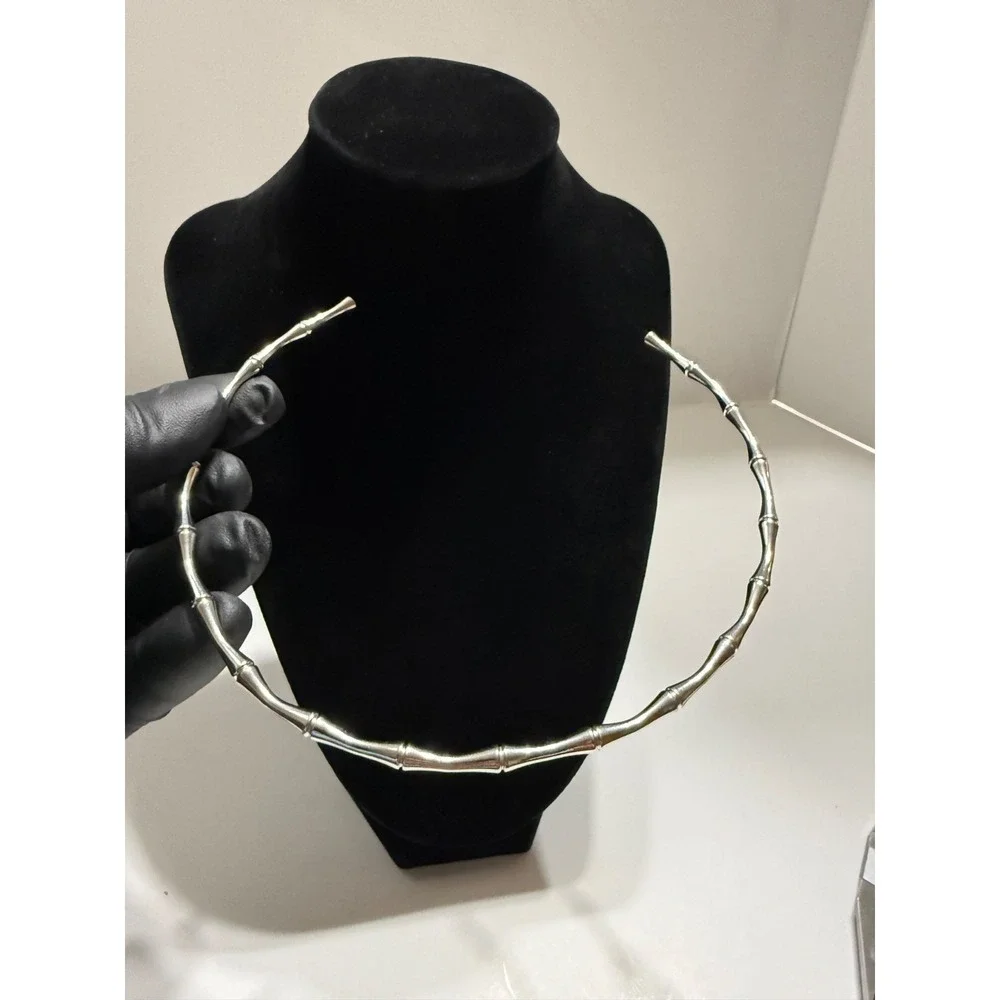 choker white gold filled